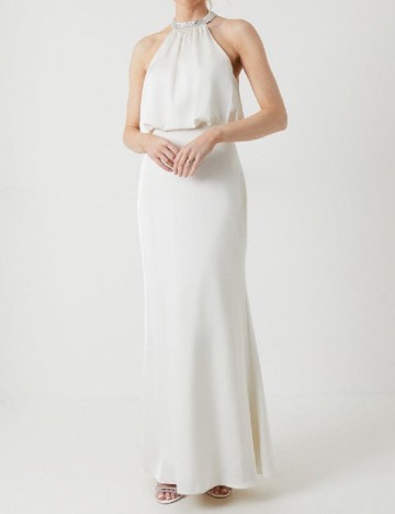 Rochie lunga Coast, alb