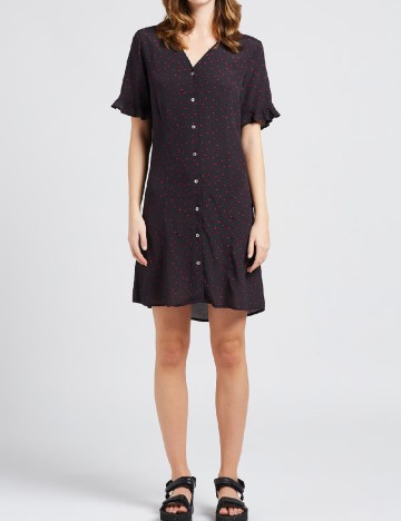 Rochie scurta Pieces, negru