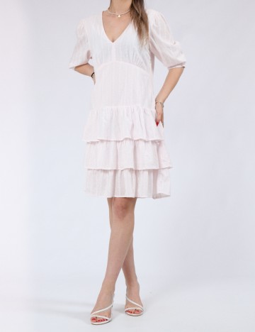 Rochie scurta Vero Moda, roz pal