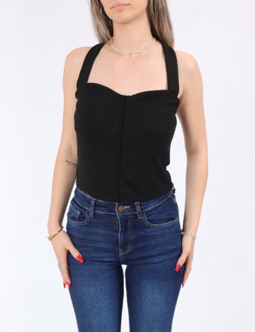 Top Vero Moda, negru