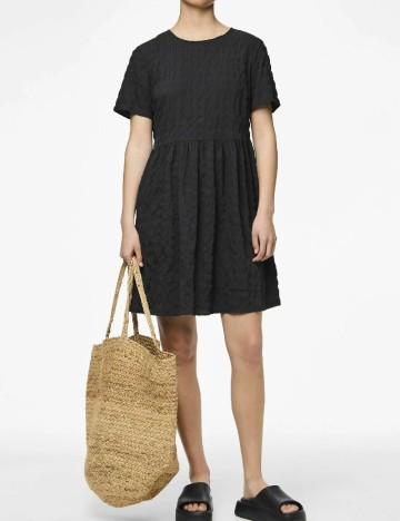 Rochie scurta Pieces, negru