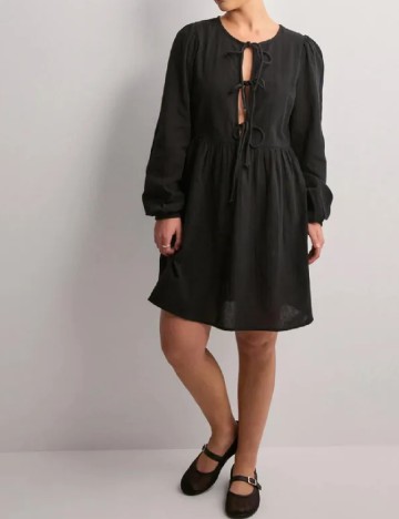 Rochie scurta Pieces, negru