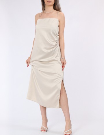 Rochie medie Vero Moda, crem