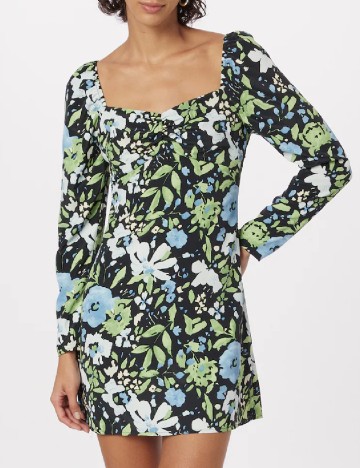 Rochie scurta Top Shop, floral print