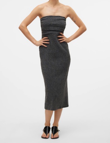 Rochie medie Vero Moda, gri