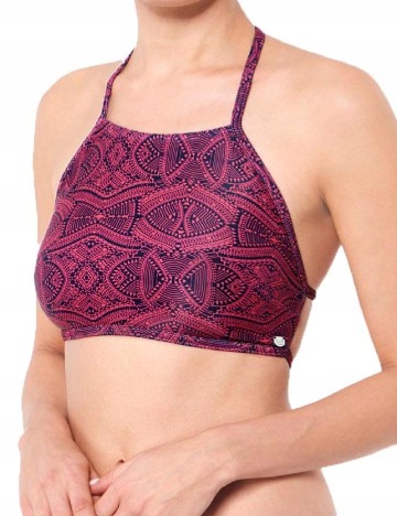 Bustiera de baie Sloggi by Triumph, roz/negru