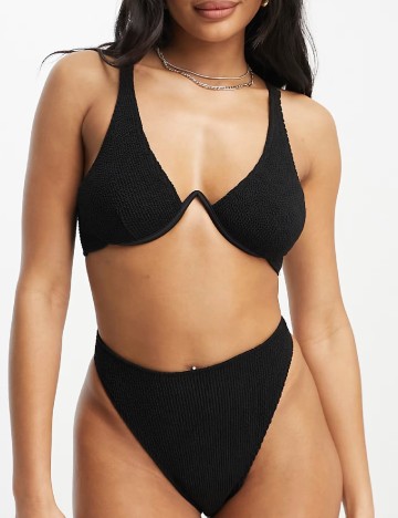 Sutien de baie ASOS, negru