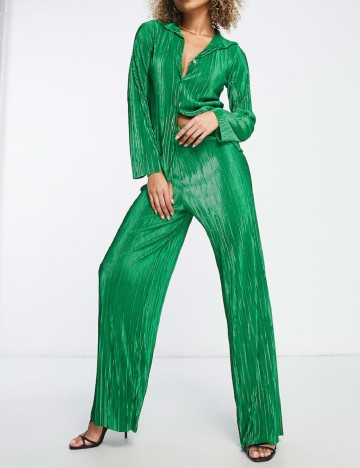 Pantaloni I SAW IT FIRST, verde