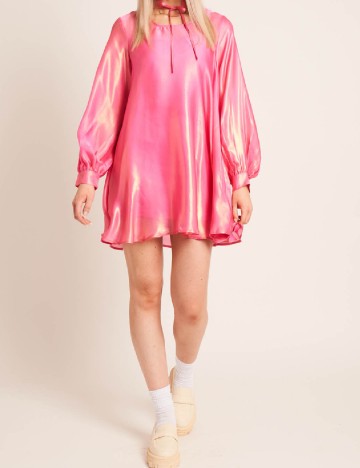 Rochie scurta Native Youth, roz