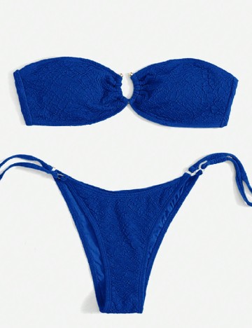 Costum de baie SHEIN, albastru