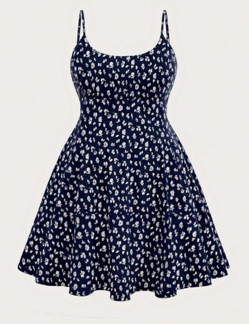 Rochie scurta SHEIN CURVE, albastru