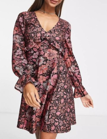 Rochie scurta Miss Selfridge, floral print