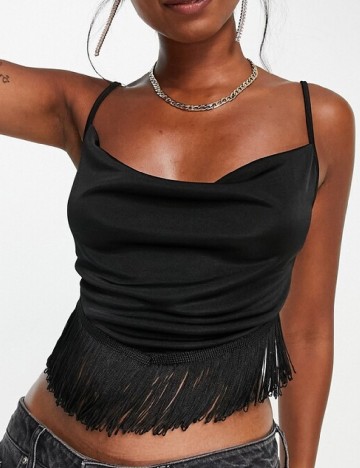 Top ASOS, negru