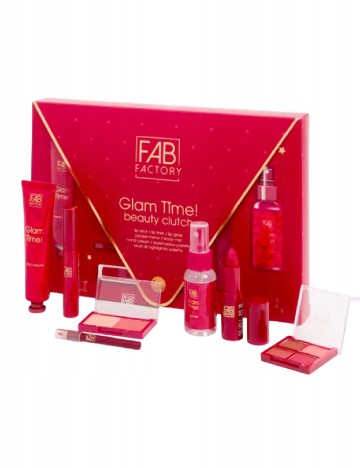 Set Machiaj FAB Factory, rosu