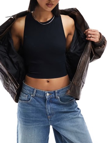 Top Miss Selfridge, negru