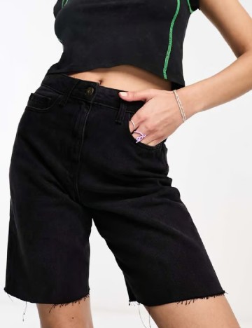 Pantaloni scurti COLLUSION, negru