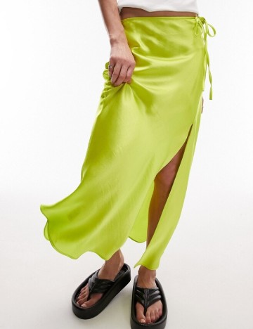 Fusta Top Shop, verde