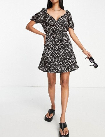 Rochie scurta French Connection, negru