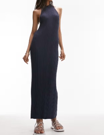 Rochie lunga Top Shop, bleumarin