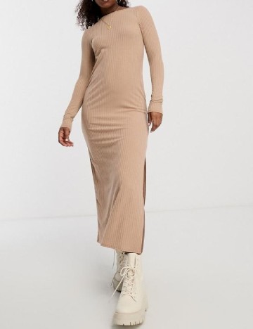 Rochie lunga Miss Selfridge, maro