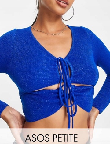 Top ASOS, albastru