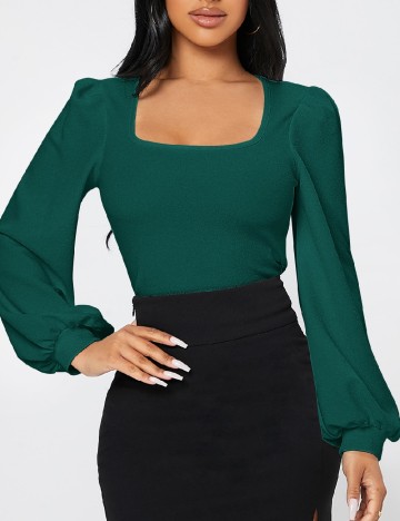 Top SHEIN, verde