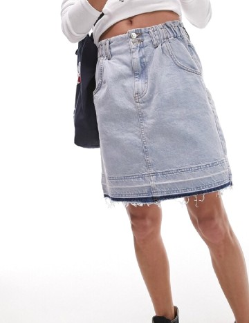 Fusta Top Shop, albastru