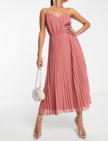 Rochie medie ASOS, roz