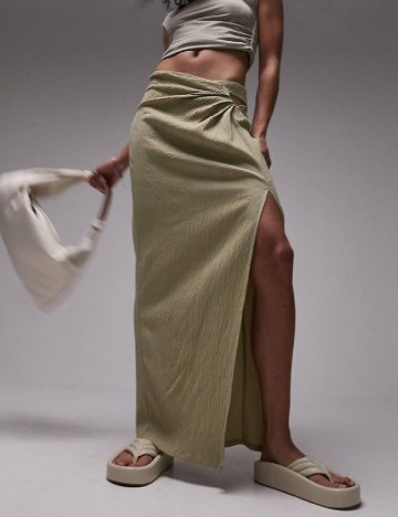 Fusta Top Shop, verde