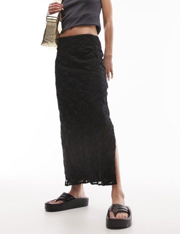 Fusta Top Shop, negru