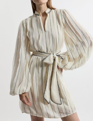 Rochie scurta Karen Millen, ecru