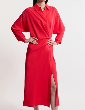 Rochie medie Karen Millen, rosu