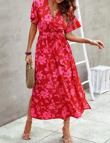 Rochie lunga SHEIN, rosu