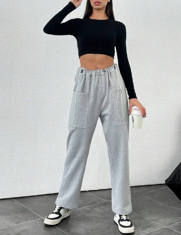 Pantaloni SHEIN, gri