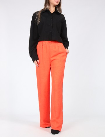 Pantaloni SHEIN, portocaliu