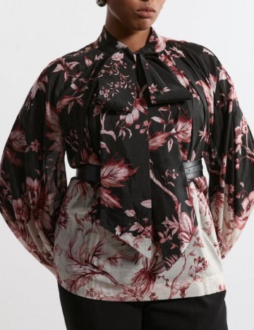 Bluza Karen Millen Plus Size, mix culori