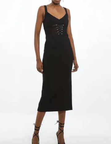 Rochie medie Karen Millen, negru