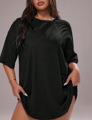 Bluza SHEIN CURVE, negru
