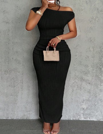 Rochie lunga SHEIN CURVE, negru