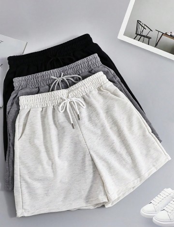 Set Pantaloni scurti 3 perechi SHEIN, mix culori