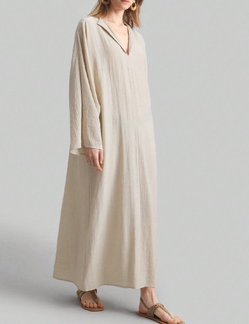 Rochie lunga SHEIN, crem