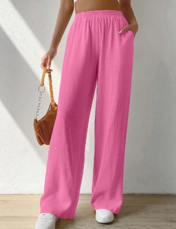 Pantaloni SHEIN, roz