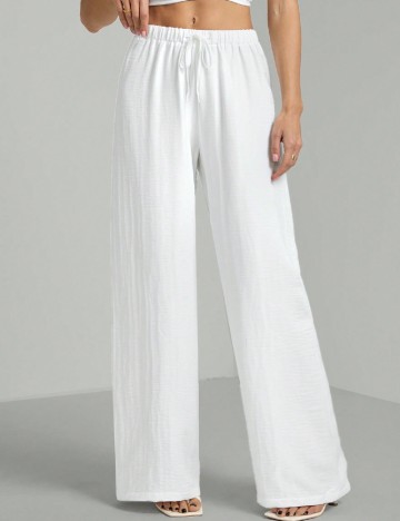 Pantaloni SHEIN, alb