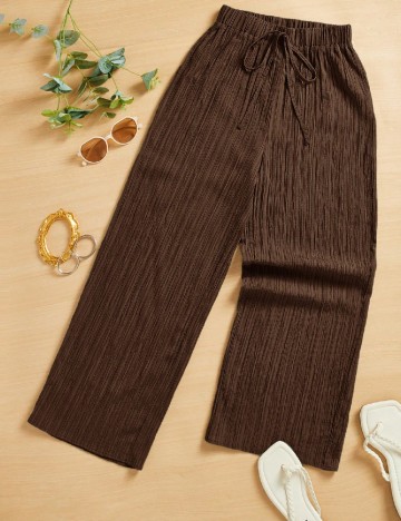 Pantaloni SHEIN, maro