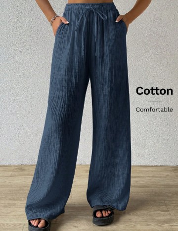 Pantaloni SHEIN, albastru