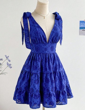 Rochie scurta SHEIN, albastru