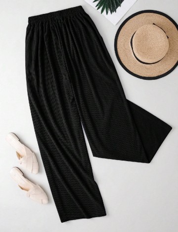 Pantaloni SHEIN CURVE, negru