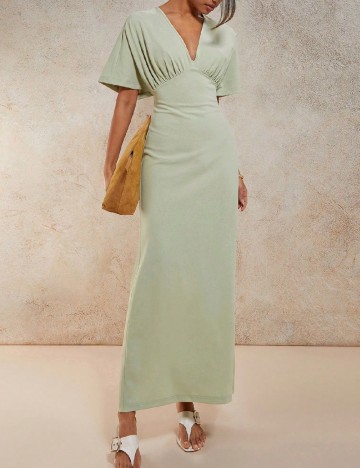 Rochie lunga SHEIN, verde