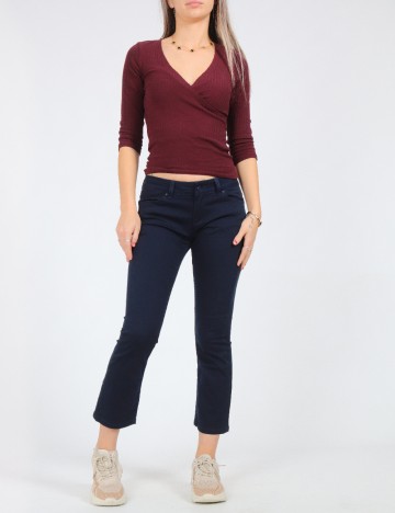 Pantaloni Zra, bleumarin