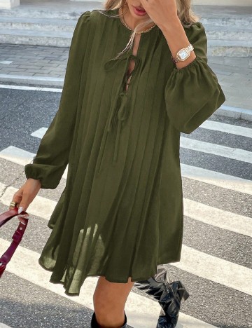 Rochie scurta SHEIN, verde